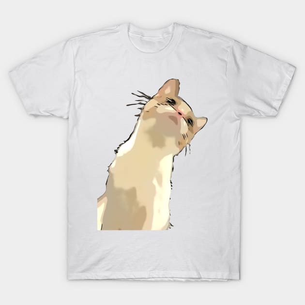 Photogenic Cat T-Shirt by DestructoKitty